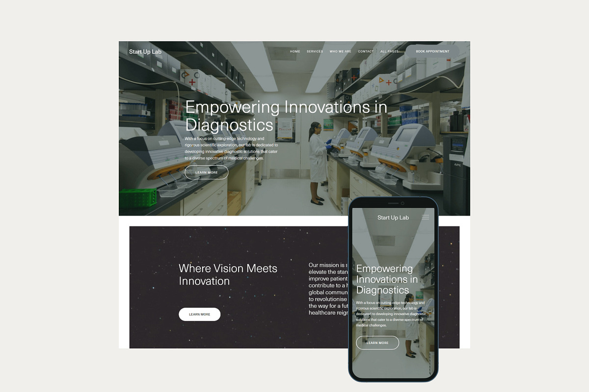 Startup Lab - Squarespace 7.1 Template preview 3