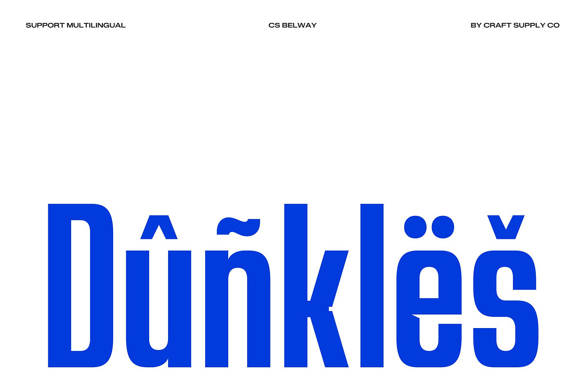 CS Belway – Condensed Font, a Sans Serif Font by Craft Supply Co. (Photo 6 of 8)