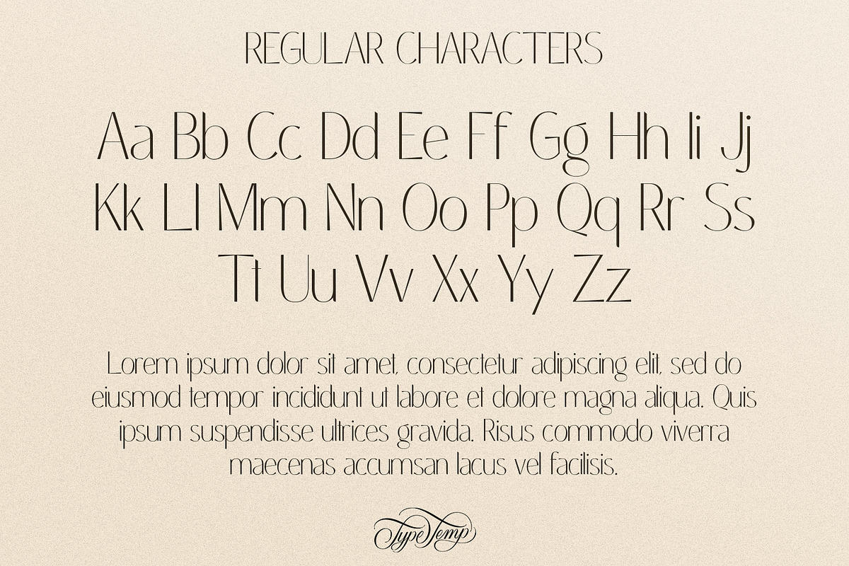 Coastine - Chic Modern Font, a Sans Serif Font by Typetemp Studio (Photo 24 of 26)
