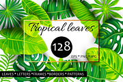 Vector tropical leaves, an Object Graphic by VaraNa Art (Thumbnail 1 of 13)