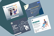 Mental Health Social Media Templates, a Social Media Template by I&K (Thumbnail 3 of 4)