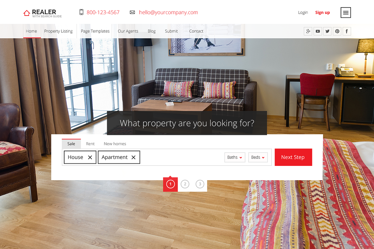 Realer - Real Estate PSD Template, a Websites & App Template by Ondrej Lechan (Photo 4 of 5)