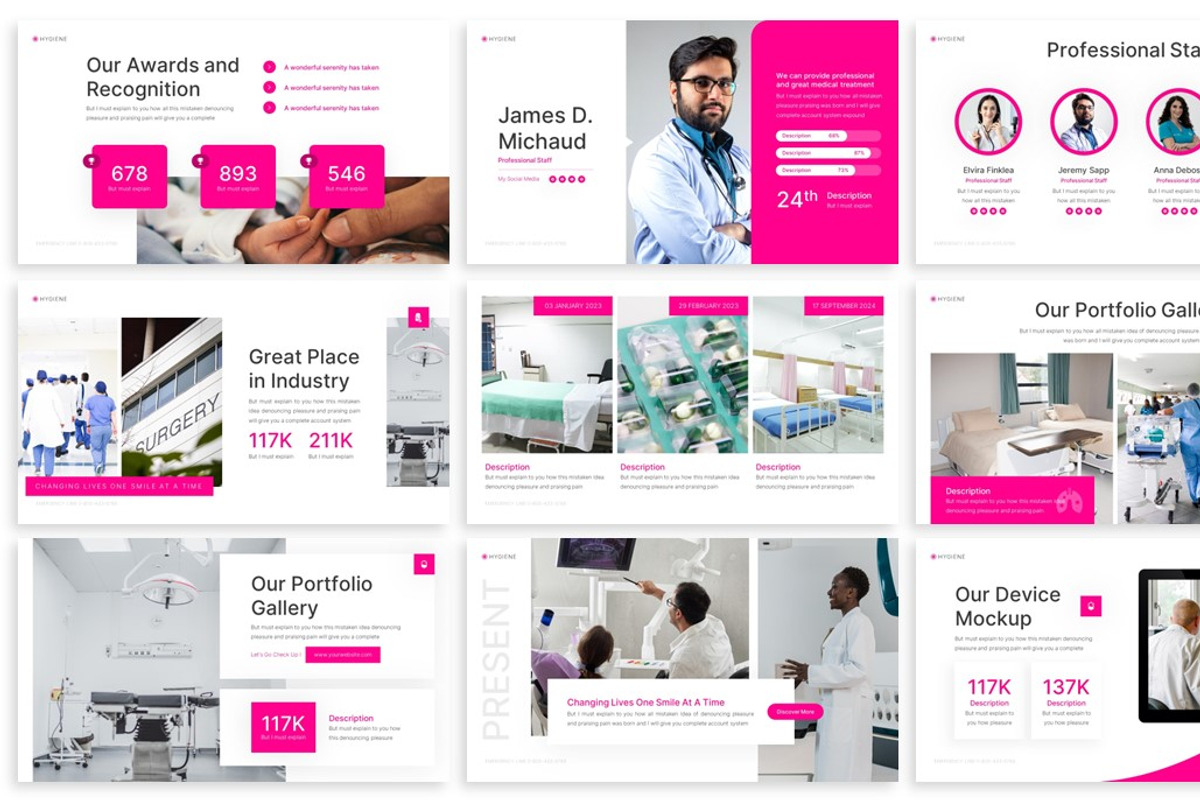 Hygiene - Medical Powerpoint, a Presentation Template by SlideFactory (Photo 3 of 4)