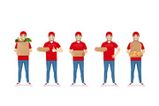 Delivery man kit, a Transportation Illustration by Volha Hlinskaya (Thumbnail 3 of 6)