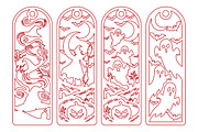 Spooky Ghost & Witch Wooden Bookmark, an Object Graphic by Creative Art (Thumbnail 3 of 3)