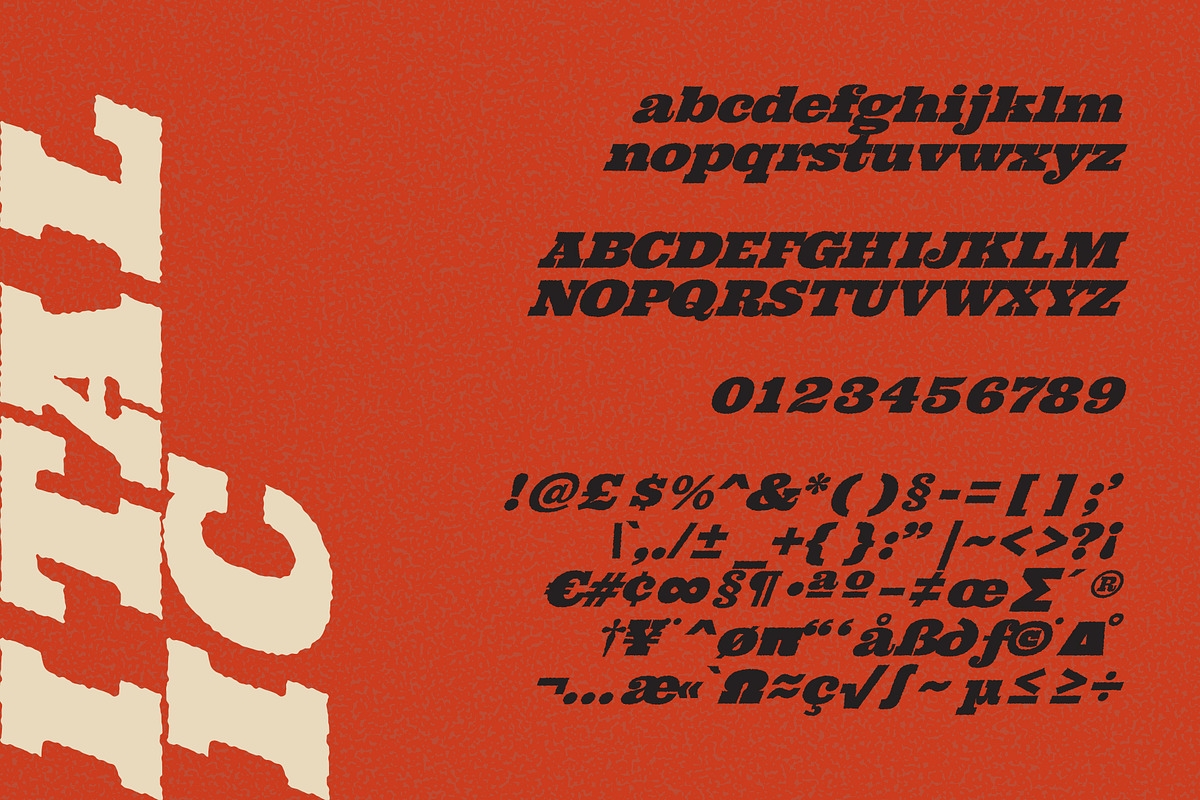 Becrat Font OTF & TTF, a Slab Serif Font by Horlleys (Photo 4 of 9)