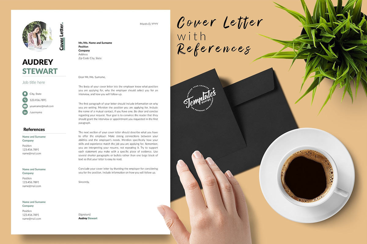 Modern CV Bundle / Resume - Audrey, a Resume Template by Templates Design Co. (Photo 7 of 17)