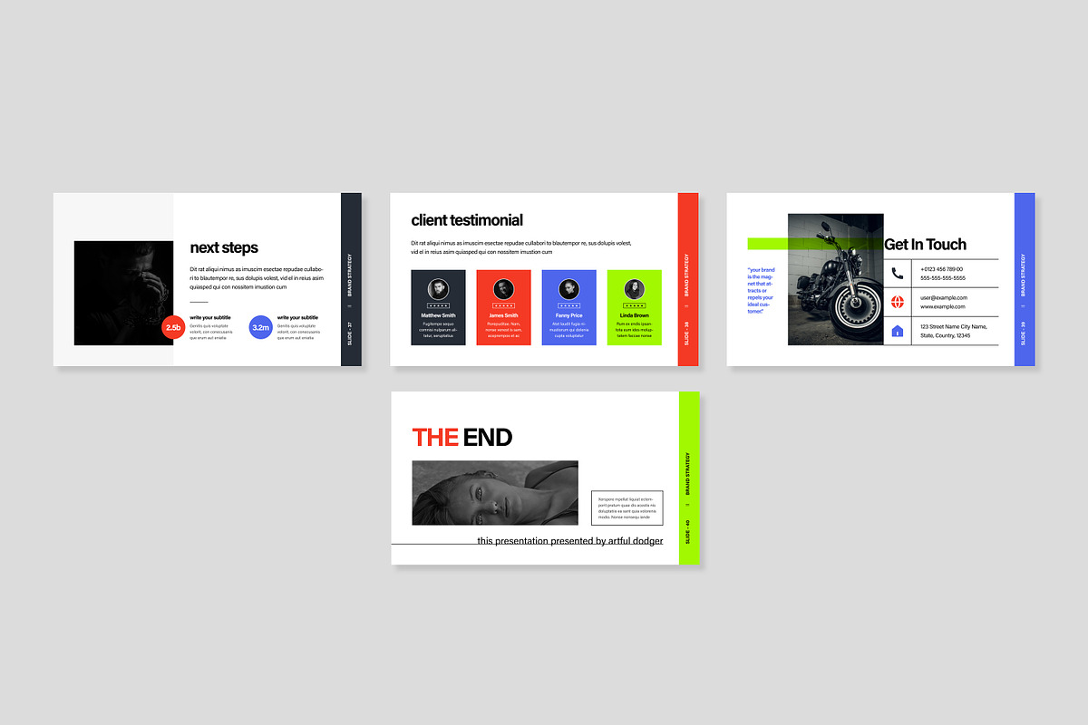 Brand Strategy Presentation Layout, a Presentation Template by MightyDesign (Photo 5 of 8)