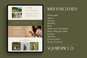 Coach Squarespace Website Template