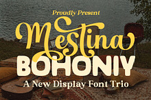 Mestina Bohoniy – Display Font Duo