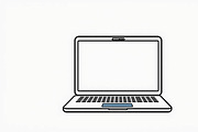 14 EPS. Minimal Laptop Vector Icon, a Solid Icon by adenpinkstore (Thumbnail 11 of 14)