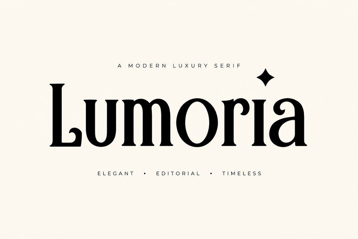 Lumoria – Modern Luxury Serif Font, a Serif Font by Wow Magic (Photo 5 of 5)