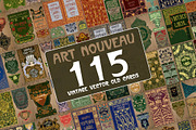Covers Art Nouveau - giga set, a Decorative Illustration by Stanislav Kharchevskyi (Thumbnail 5 of 11)