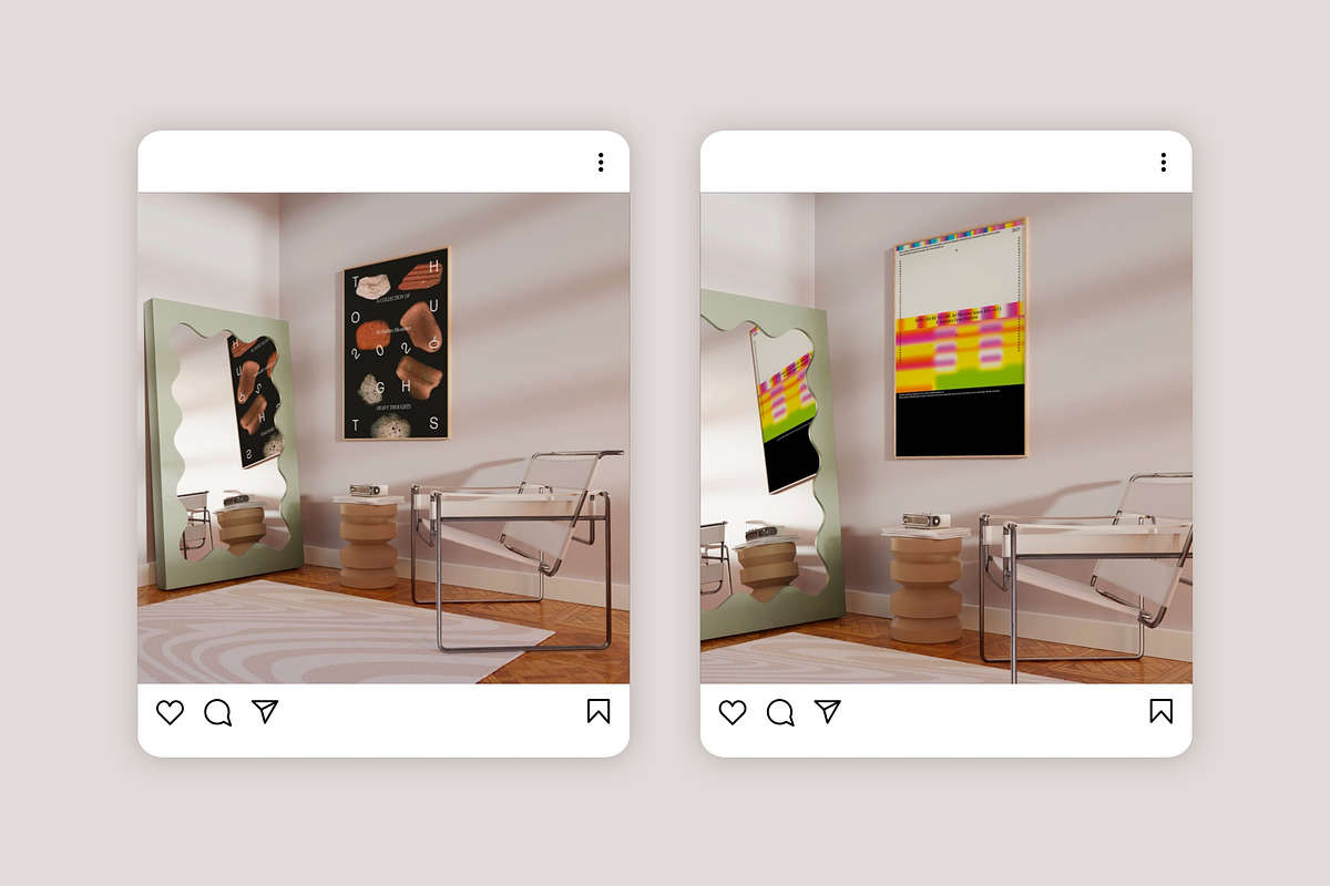 Wall Art Gallery Mockups PIXIE, a Household Mockup by Bonumo (Photo 6 of 14)