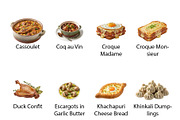 European Food - PNG Asset Bundle, a Food Illustration by Nurlan's shop (Thumbnail 3 of 6)