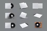 Vinyl Record Sleeve Mock-Up, a Product Mockup by Se٧enStudio (Thumbnail 6 of 9)