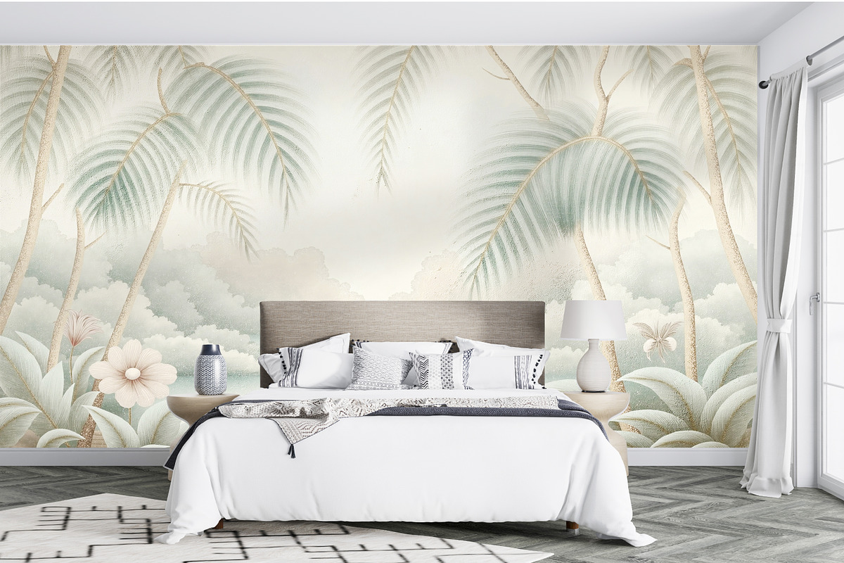 Abstract Forest Art Wallpaper Set, an Illustration by fei long (Photo 6 of 10)
