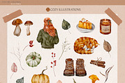 Cozy Girl-Autumn Collection, a Decorative Illustration by Les Frolova (Thumbnail 5 of 11)