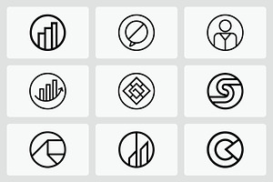 Minimalist Business Icon Pack, a Branding & Logo Template by Vectorium Studio