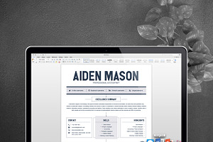 2 Pages Creative Resume Template