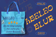 Abeleo Blur, a Sans Serif Font by Craft Supply Co. (Thumbnail 4 of 8)