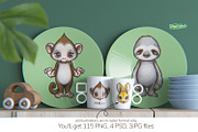 SEAMLESS PATTERNS  PRINTS  CLIPART, an Animal Illustration by TanyaSchuka (Thumbnail 21 of 21)