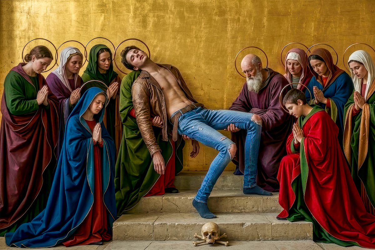 Classic Renaissance Tragedy, a Person Illustration by StockVerse Creative (Photo 2 of 4)