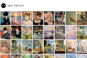 Impressionism Art Print Gallery, a Background Graphic by Kaleriia (Thumbnail 3 of 8)
