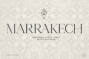 Marrakech - Modern & Exotic serif, a Serif Font by Alubia design (Thumbnail 10 of 10)