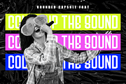 Rounded Capsule Condensed Font, a Sans Serif Font by PutraCetol Studio (Thumbnail 3 of 5)