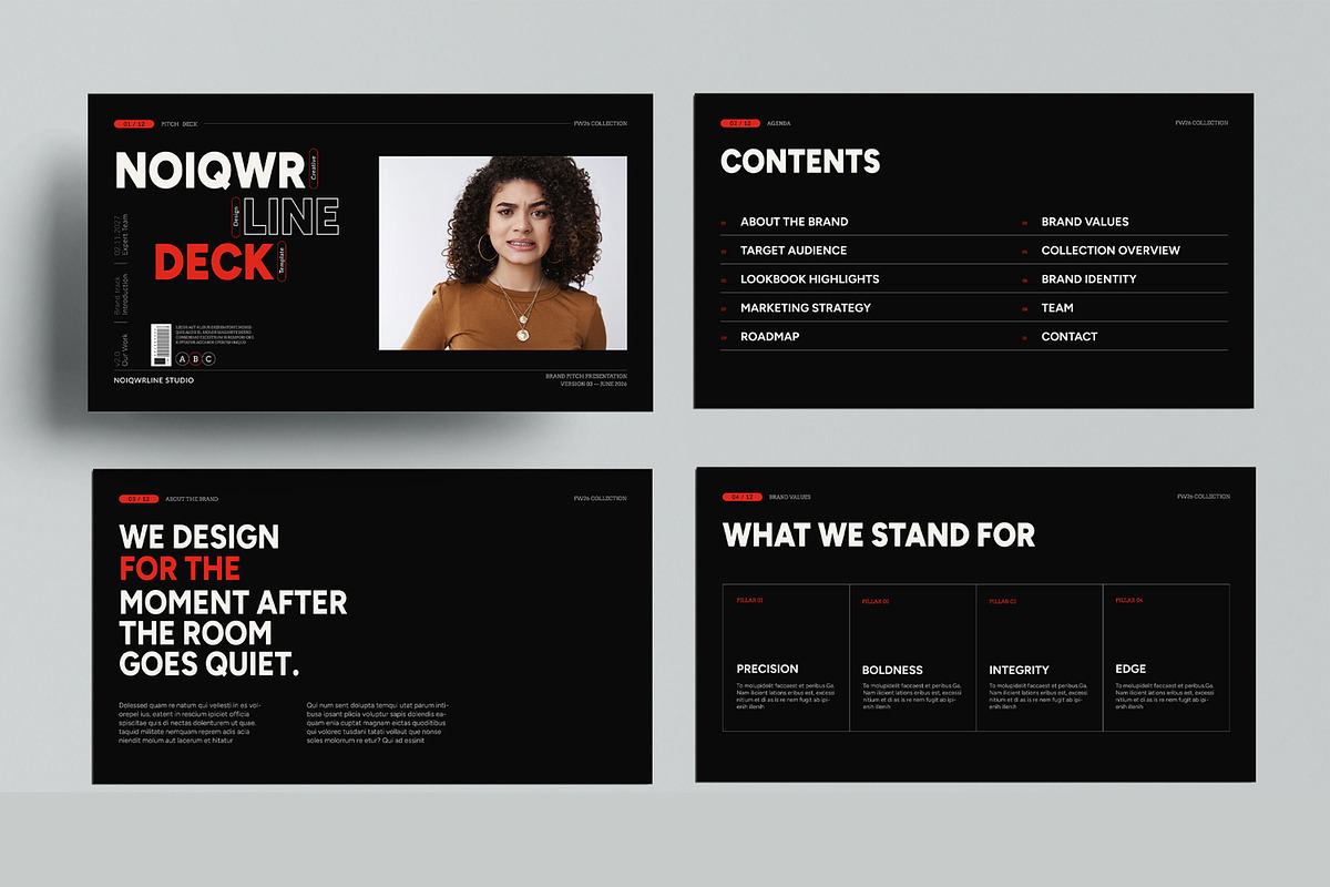 Modern Fashion Presentation Template, a Presentation Template by MightyDesign (Photo 2 of 7)