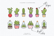 Cacti & Succulents Graphics Bundle 2, a Decorative Illustration by Pigment Café (Thumbnail 2 of 8)