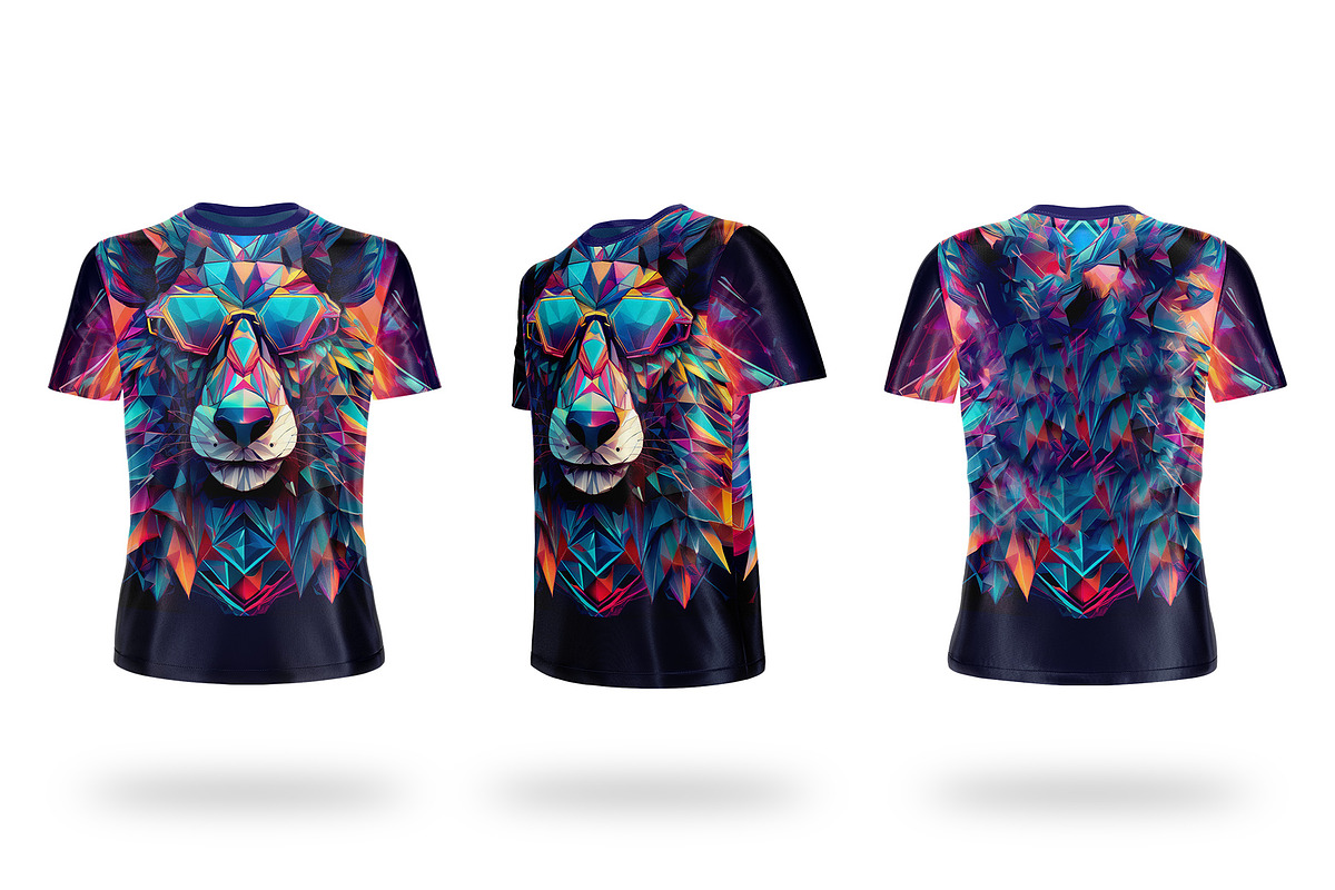 Realistic T-Shirt Mockup Bundle., a Mockup by moqirynart (Photo 3 of 6)