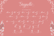 Gaynelle Script, a Script Font by Strong.co (Thumbnail 8 of 10)