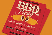 BBQ Party Flyer, a Flyer Template by graphicook (Thumbnail 2 of 3)