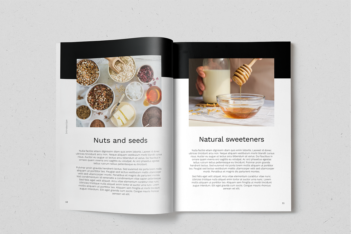 Healthy Desserts Recipe Book, a Magazine Template by SonaGeciova (Photo 7 of 19)
