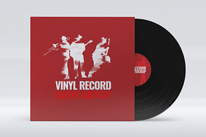 Vinyl Record Sleeve Mock-Up, a Product Mockup by Xtrahive