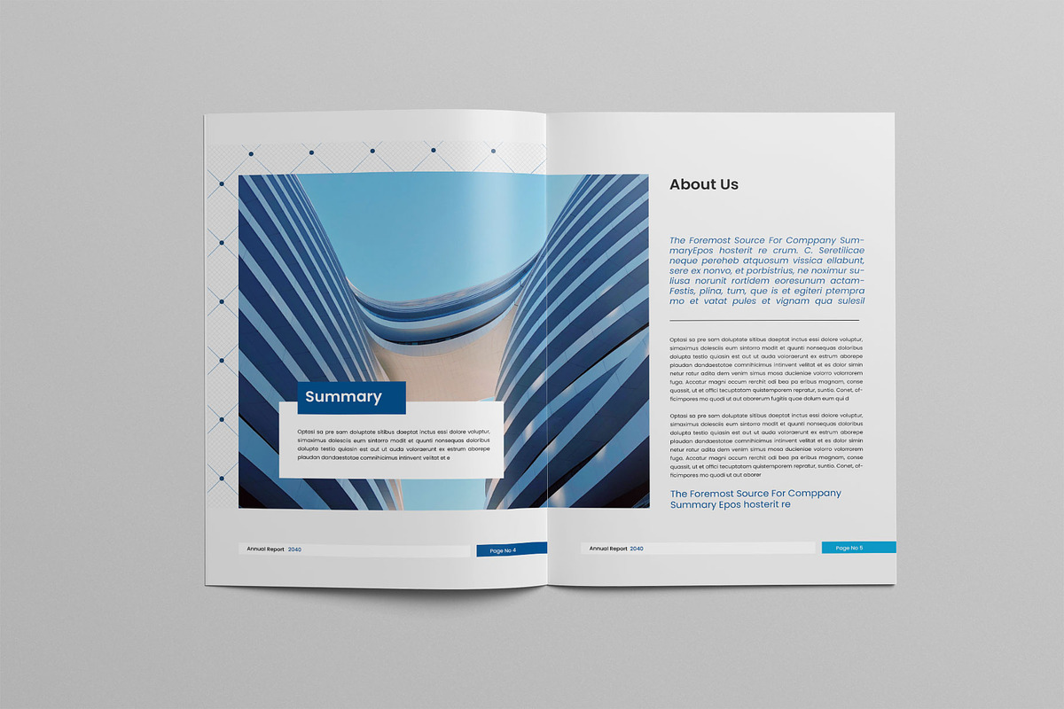 Annual Report, a Brochure Template by KreateTribe (Photo 8 of 11)