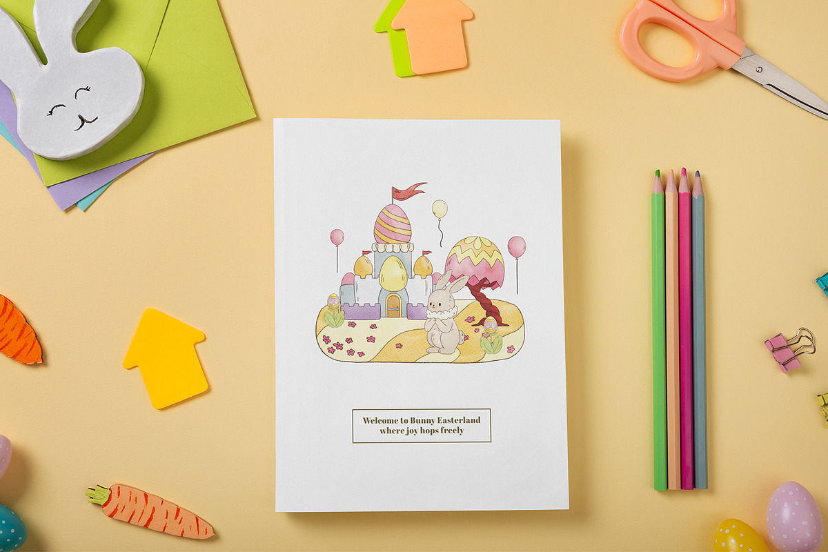 Bunny Easterland – Watercolor Easter, an Animal Illustration by CreativeValuation (Photo 8 of 11)