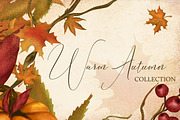Warm Autumn Clipart Collection, an Illustration by savanamm design (Thumbnail 1 of 5)