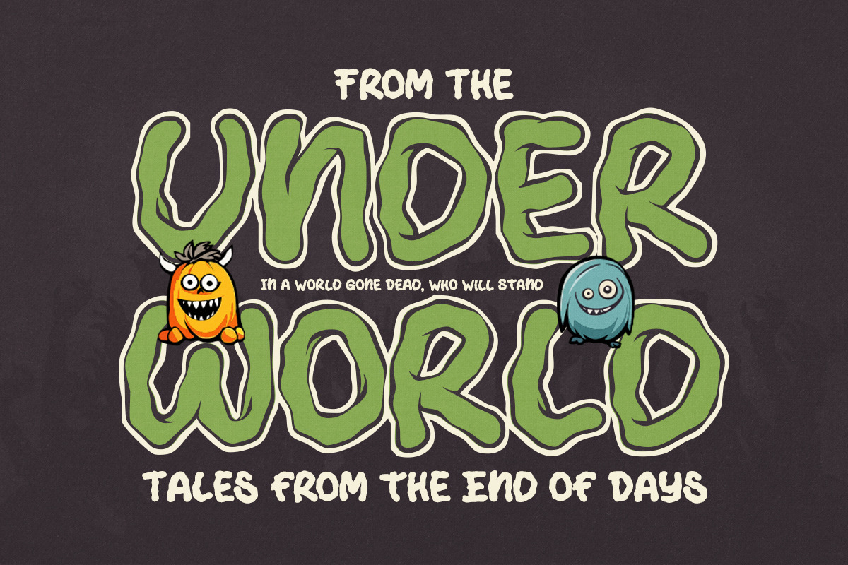 Spooky Zombie - Halloween Font, a Handwritten Font by Dharmas Foundry (Photo 8 of 13)