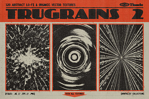 TRUGRAINS Brutalist Vector Textures