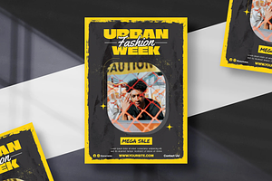 Urban Fashion Flyer Template, a Flyer Template by Hubzway