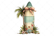 Summer Surfboard Clipart, an Illustration by Craft Nest (Thumbnail 11 of 12)