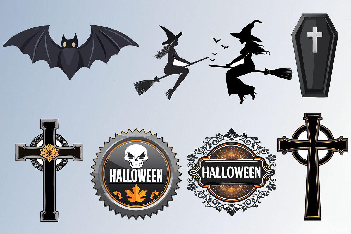 Spooky and Fun Halloween Sticker, an Object Graphic by Resumepik