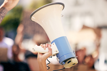 Amplifying their voices to the maximum, a Photo by Peopleimages.com