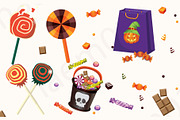 Halloween Trick or Treat Clipart, a Decorative Illustration by naem021 (Thumbnail 14 of 16)