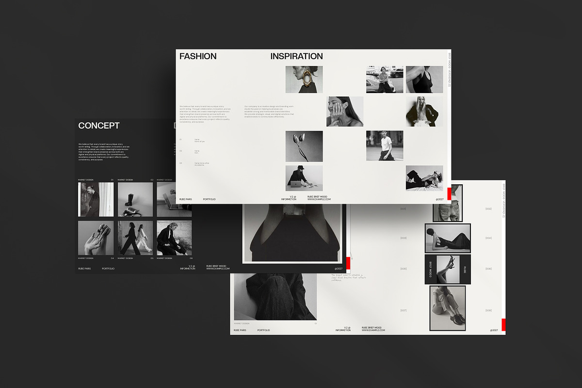 RUBE | Brief Mood Presentation, a Presentation Template by CreativexGenius (Photo 3 of 11)