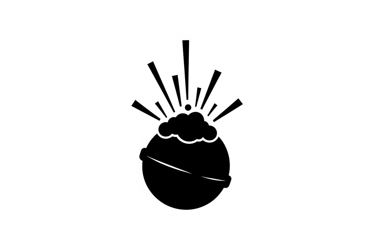 Cartoon Bomb Blast Silhouette, a Graphic by hafijul (Photo 5 of 14)