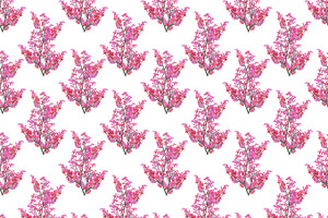 Floral Collage Tree Pattern